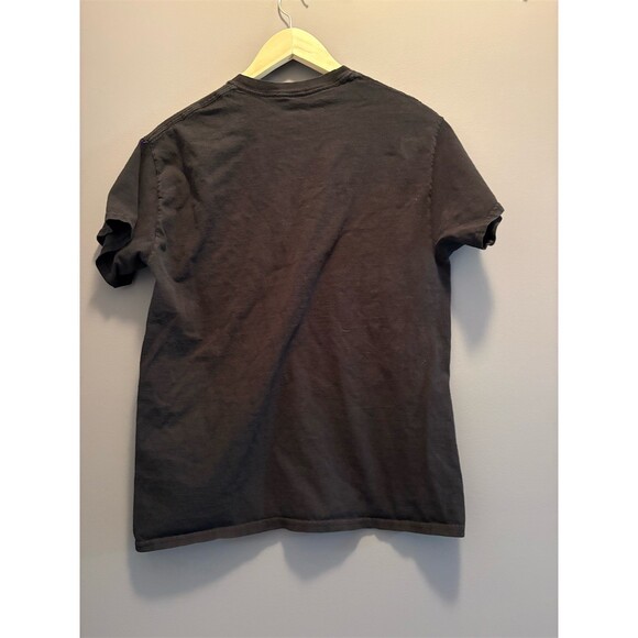 Nirvana T-Shirt Unisex Size M Black Yellow Smiley Face Graphic Band Tee - Picture 4 of 6